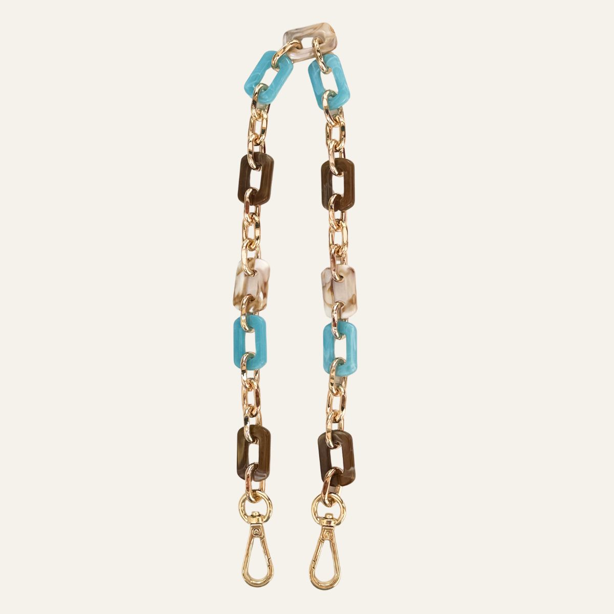 Nova Strap | Chocolate Mix with Gold hardware