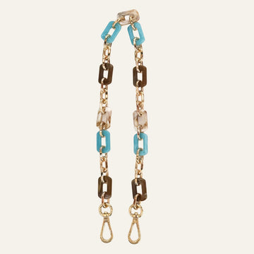 Nova Strap | Chocolate Mix with Gold hardware
