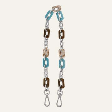 Nova Strap | Chocolate Mix with Silver hardware
