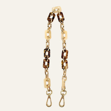 Nova Strap | Tortoiseshell Mix with Gold hardware