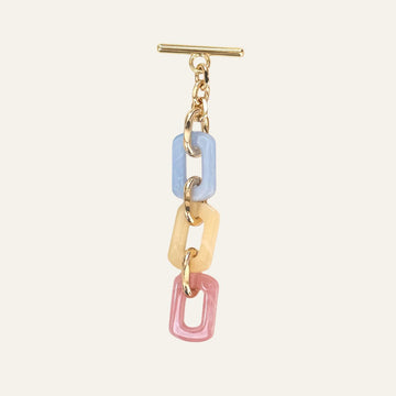Nova Tassel | Pastel Mix with Gold hardware