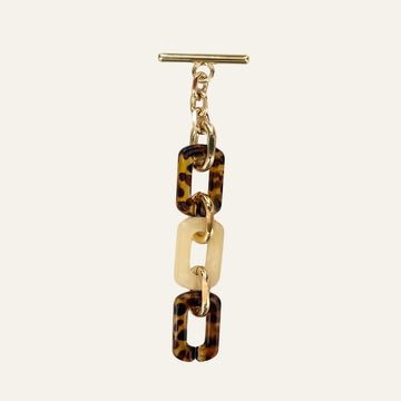 Nova Tassel | Tortoiseshell Mix with Gold hardware