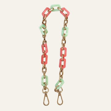 Nova Strap | Coral Mix with Gold hardware