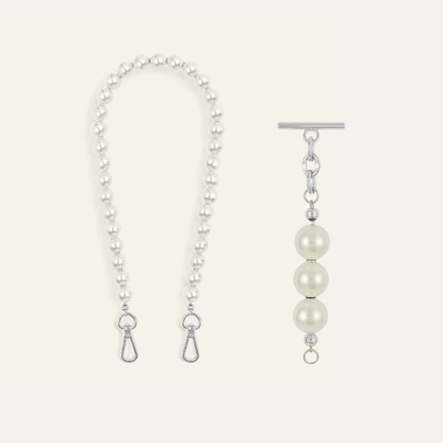 Pearly Queen Set | with Silver hardware