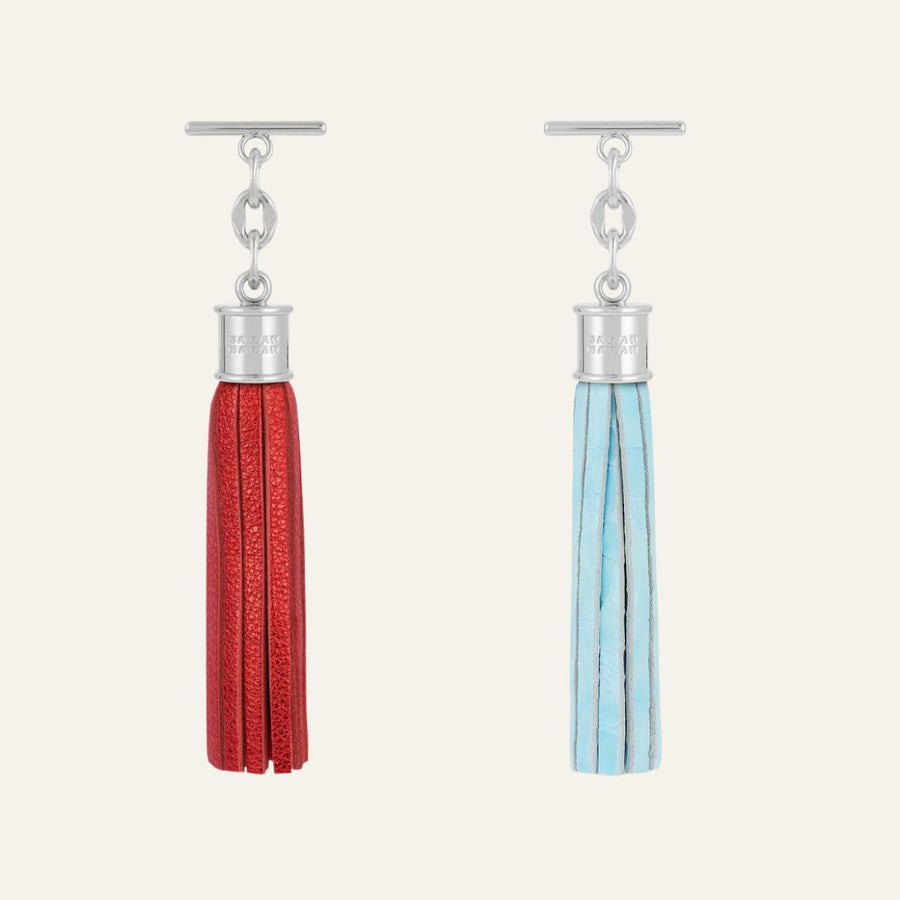 Twin Tassels | Duo 3 with Silver hardware
