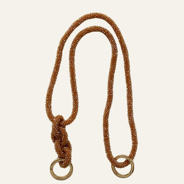 Kings Knot Strap | Amber Sparkle with Gold hardware