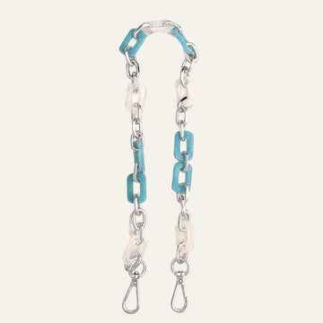 Nova Strap | Sky Mix with Silver hardware
