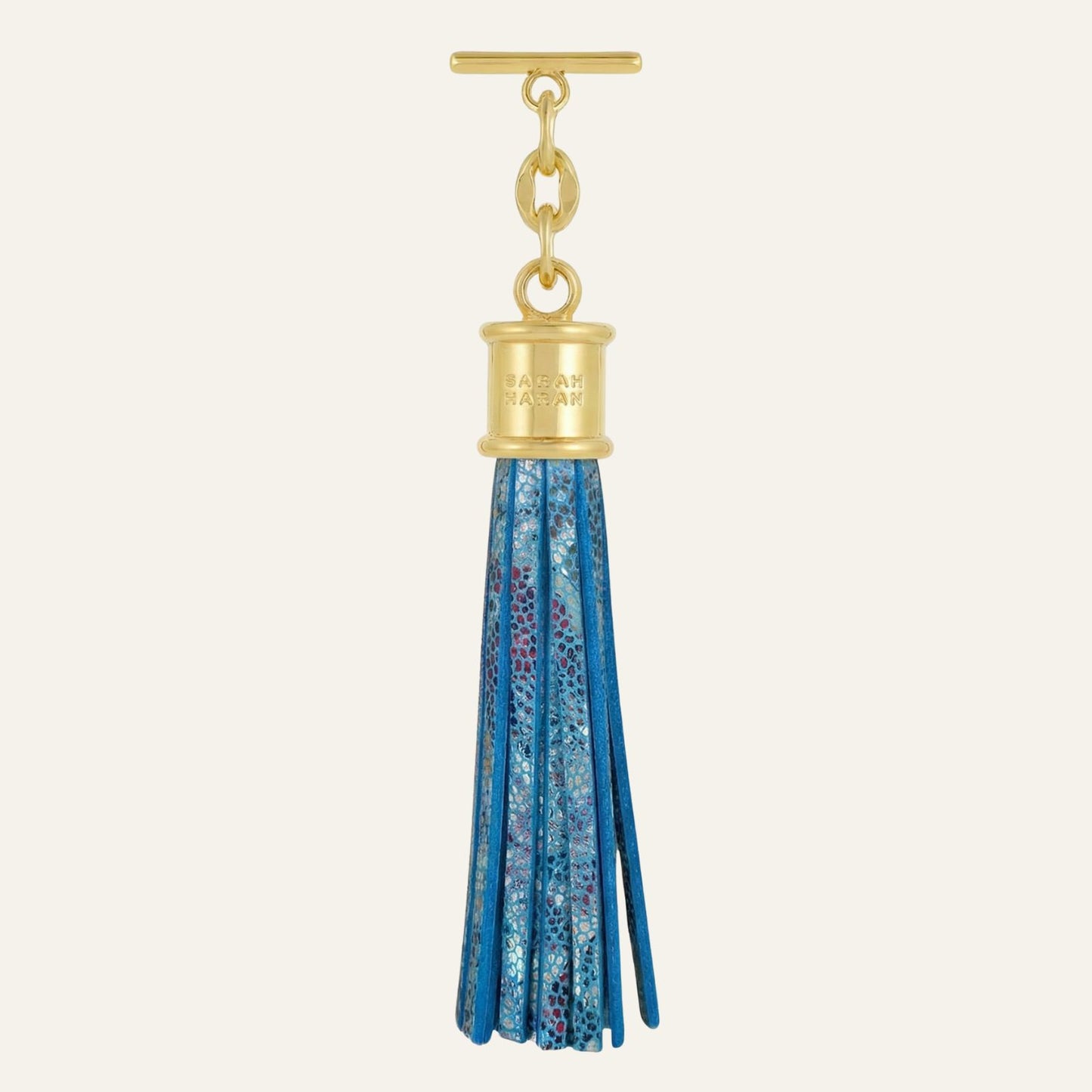 Capsule Tassel | Petal Mosaic with Gold hardware