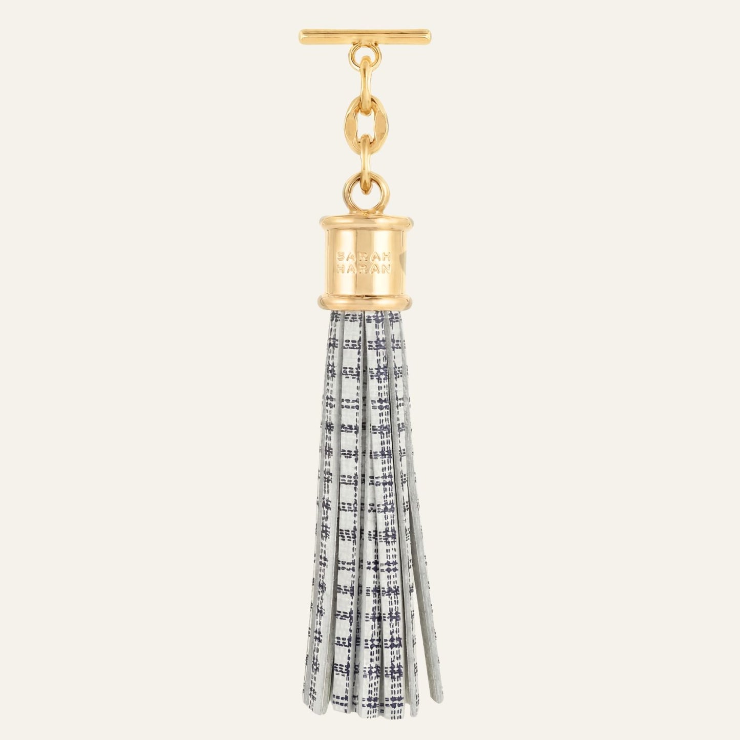 Capsule Tassel | Plaid Dreams with Gold hardware