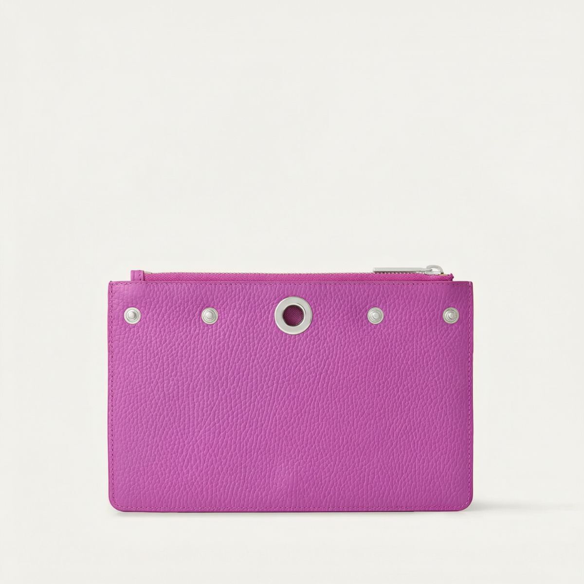 Voyager Pouch | Purple Rose with Silver hardware