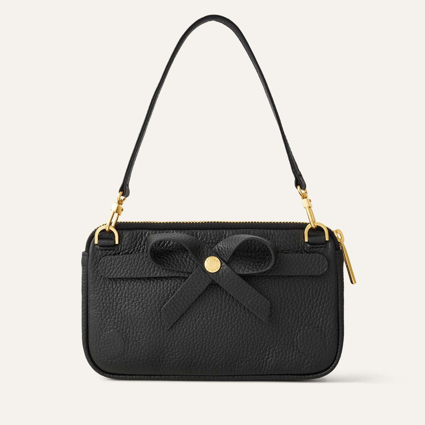 Complimentary Bag | Yellow Leopard Black with Gold hardware