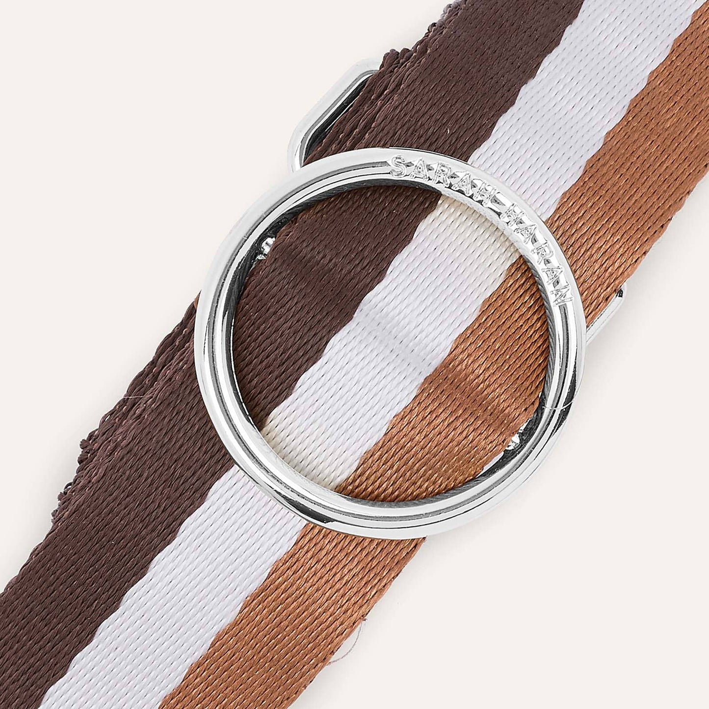 River Strap | Tan Mix with Silver hardware