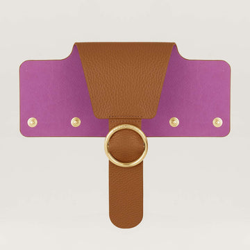 Ring Flap Classic | Tan with Gold hardware