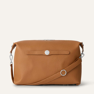 Lotus | Tan with Silver hardware