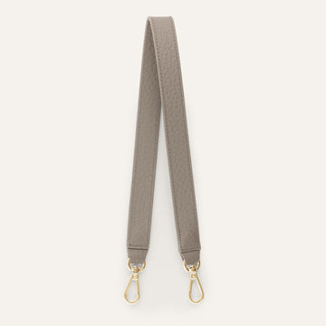 Grabette Handle | Taupe Bicouture with Gold hardware