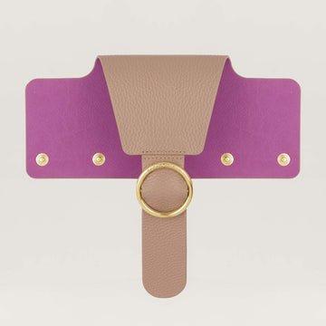 Ring Flap Classic | Taupe with Gold hardware