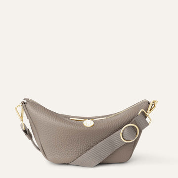 Tansy Sling | Taupe with Gold hardware