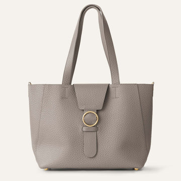 Sarah Tote - Bicouture | Taupe Bicouture with Gold hardware