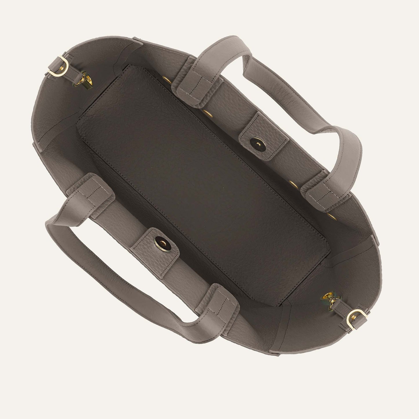 Tansy Tote | Taupe with Gold hardware