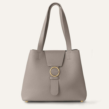 Gardenia Tote | Taupe Bicouture with Gold hardware
