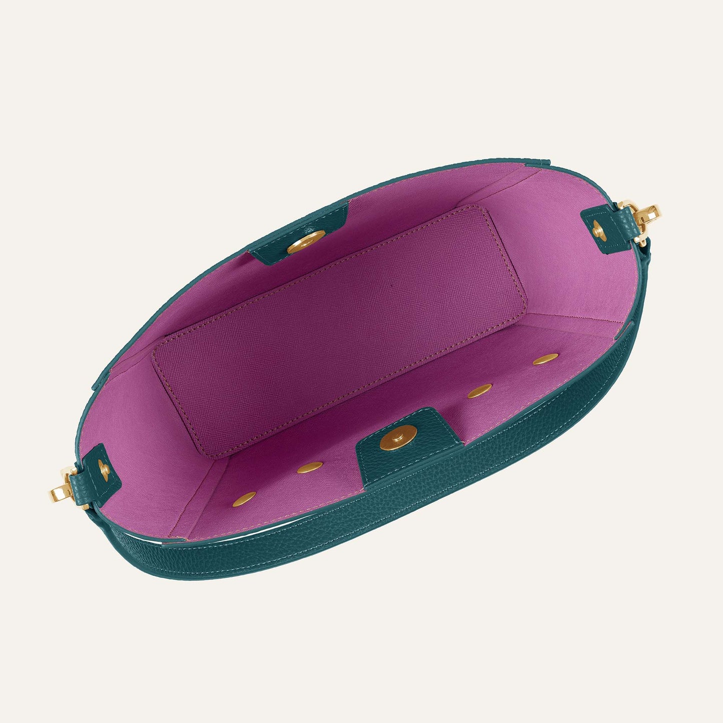 Mini S | Teal with Gold hardware