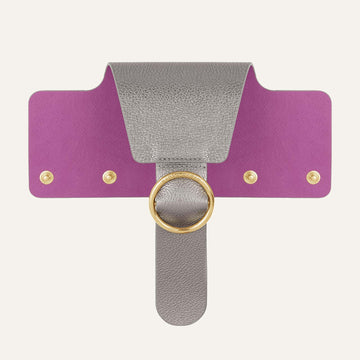 Ring Flap Classic | Titanium with Gold hardware