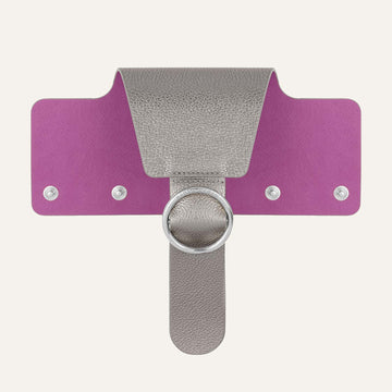 Ring Flap Classic | Titanium with Silver hardware