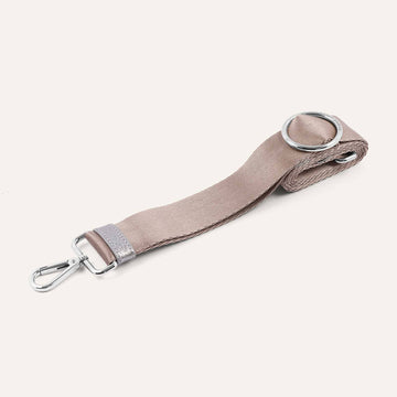 River Strap | Metallic Titanium with Silver hardware