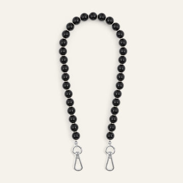 Black Sarah Haran Aurora Strap Silver Front B01 S