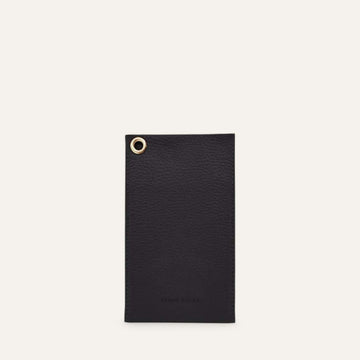 Black Sarah Haran Primrose Glasses Or Phone Pouch Gold Front
