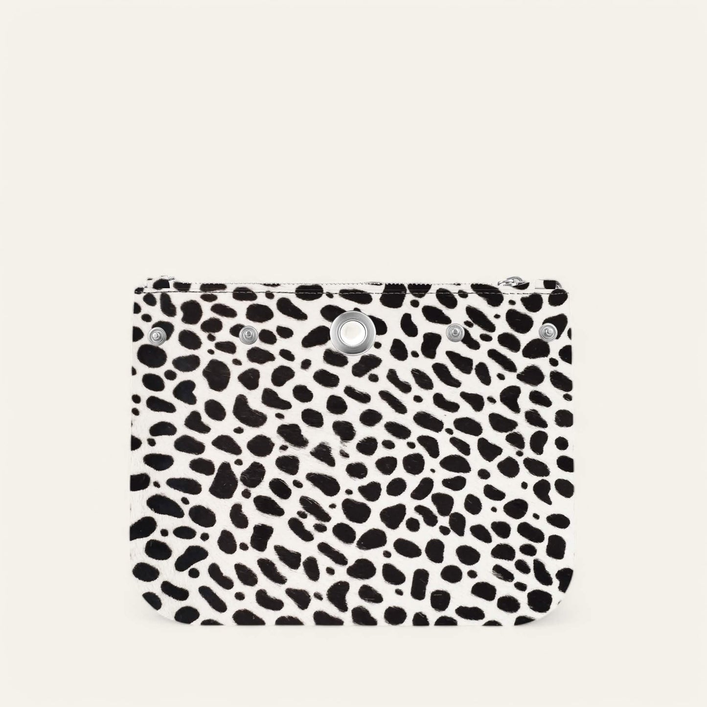 Dalmatian Spot Sarah Haran Ivy with Silver hardware back