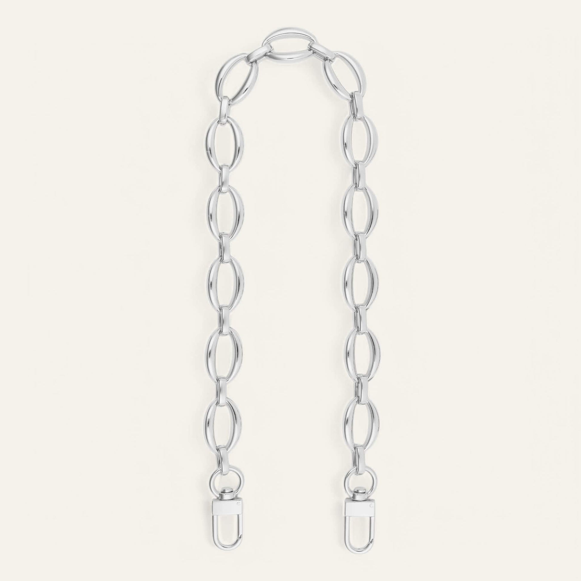 Gold Sarah Haran Circle Link Chain Strap front