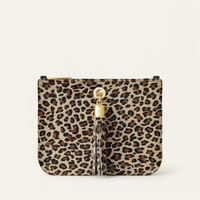 Ivy Clutch Bag | Leopard with Gold hardware
