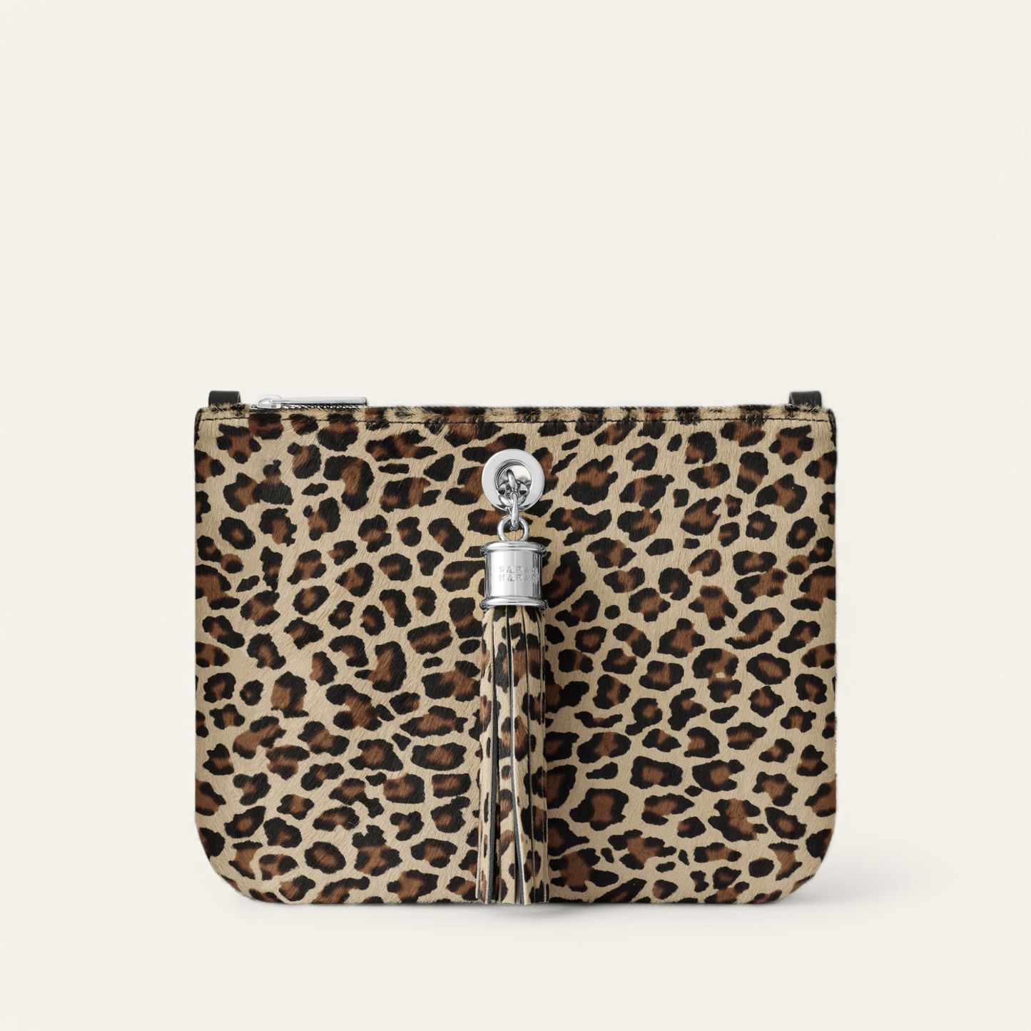 Ivy | Leopard with Silver hardware