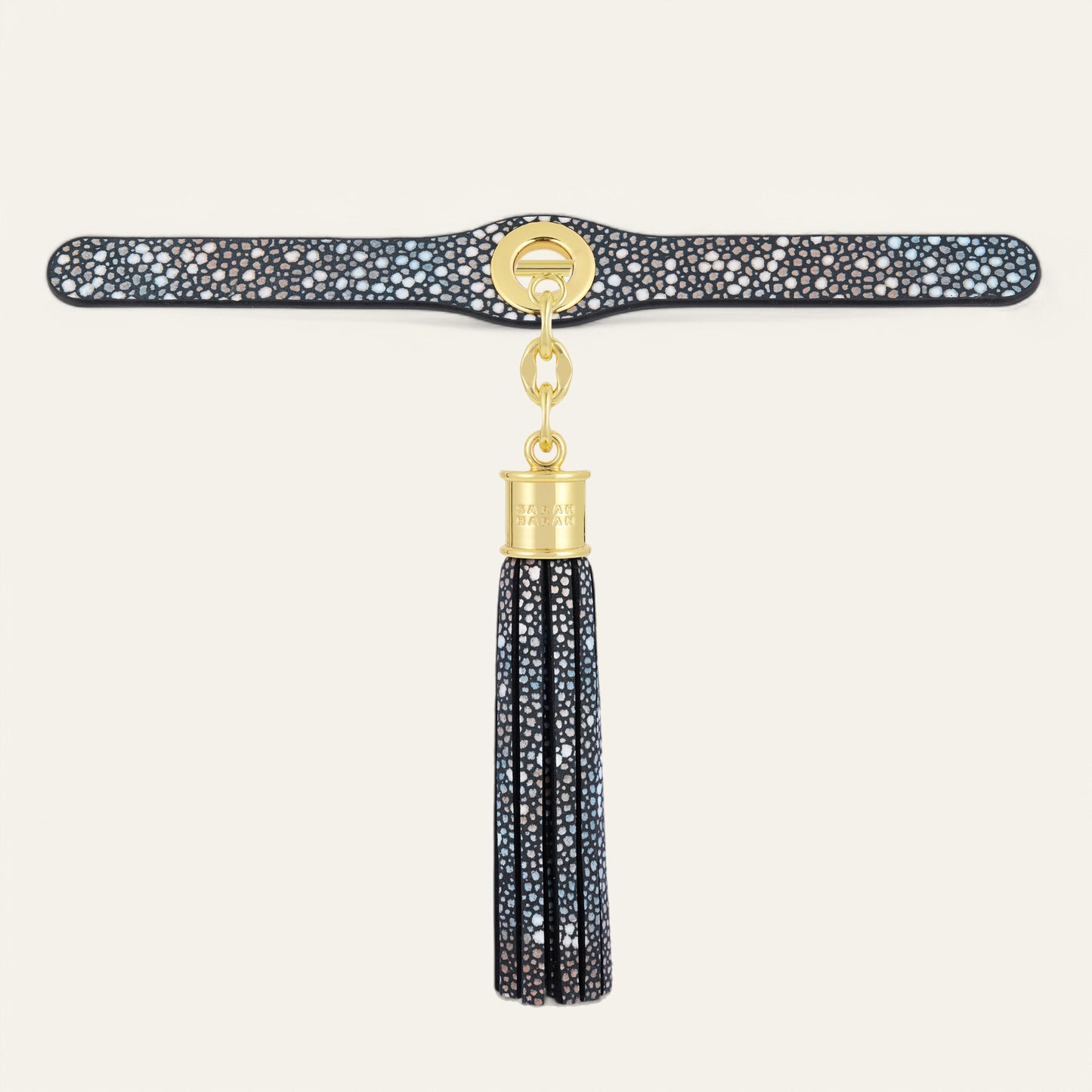 Deco Duo | Multi Colour Shagreen with Gold hardware