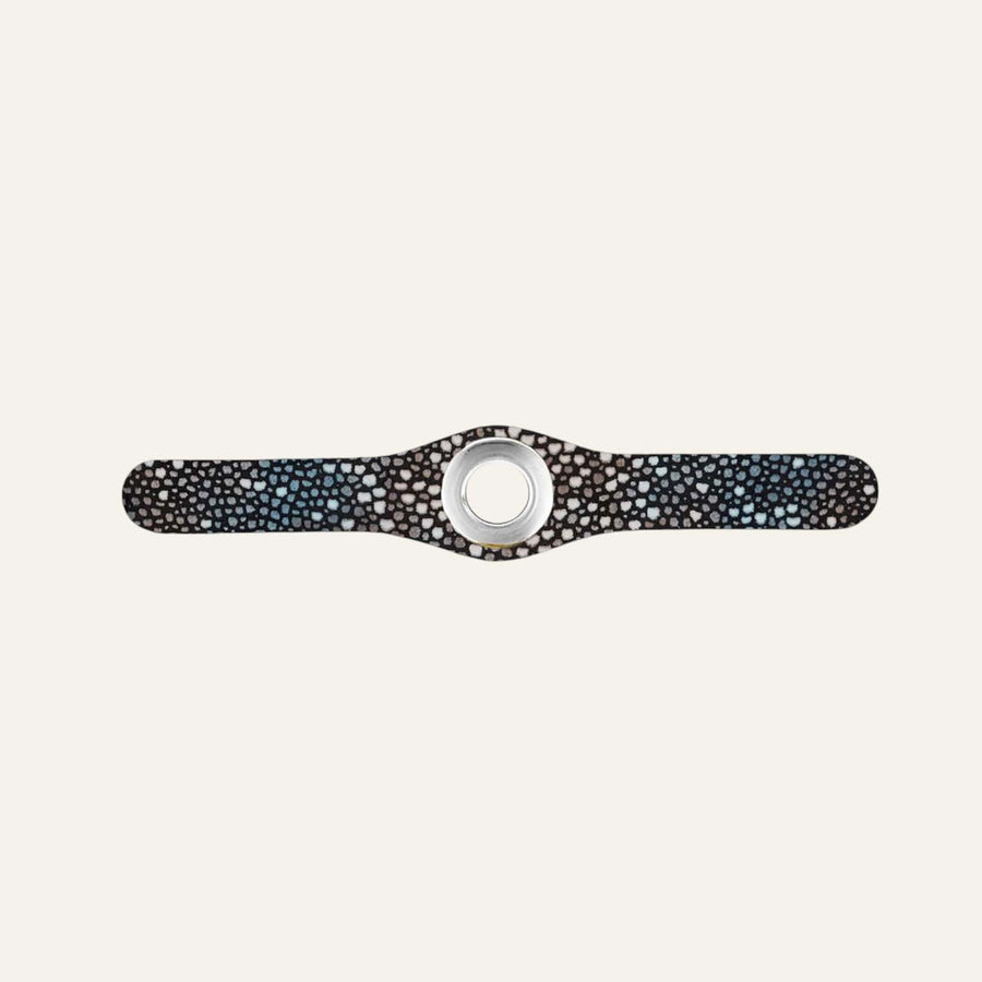 Multi Shagreen Sarah Haran Mini Deco Silver Front