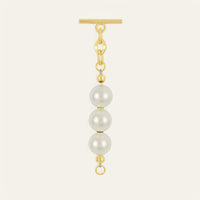 Pearl Sarah Haran Beaded Tassel with Gold hardware