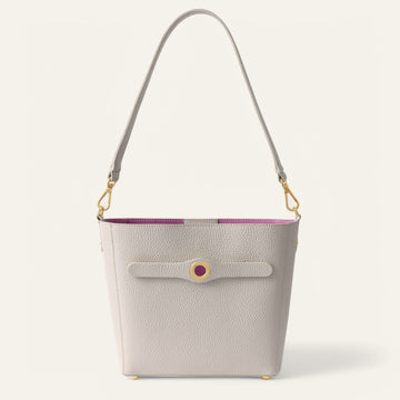 Porcelain Sarah Haran Mini S Tote with Gold hardware front