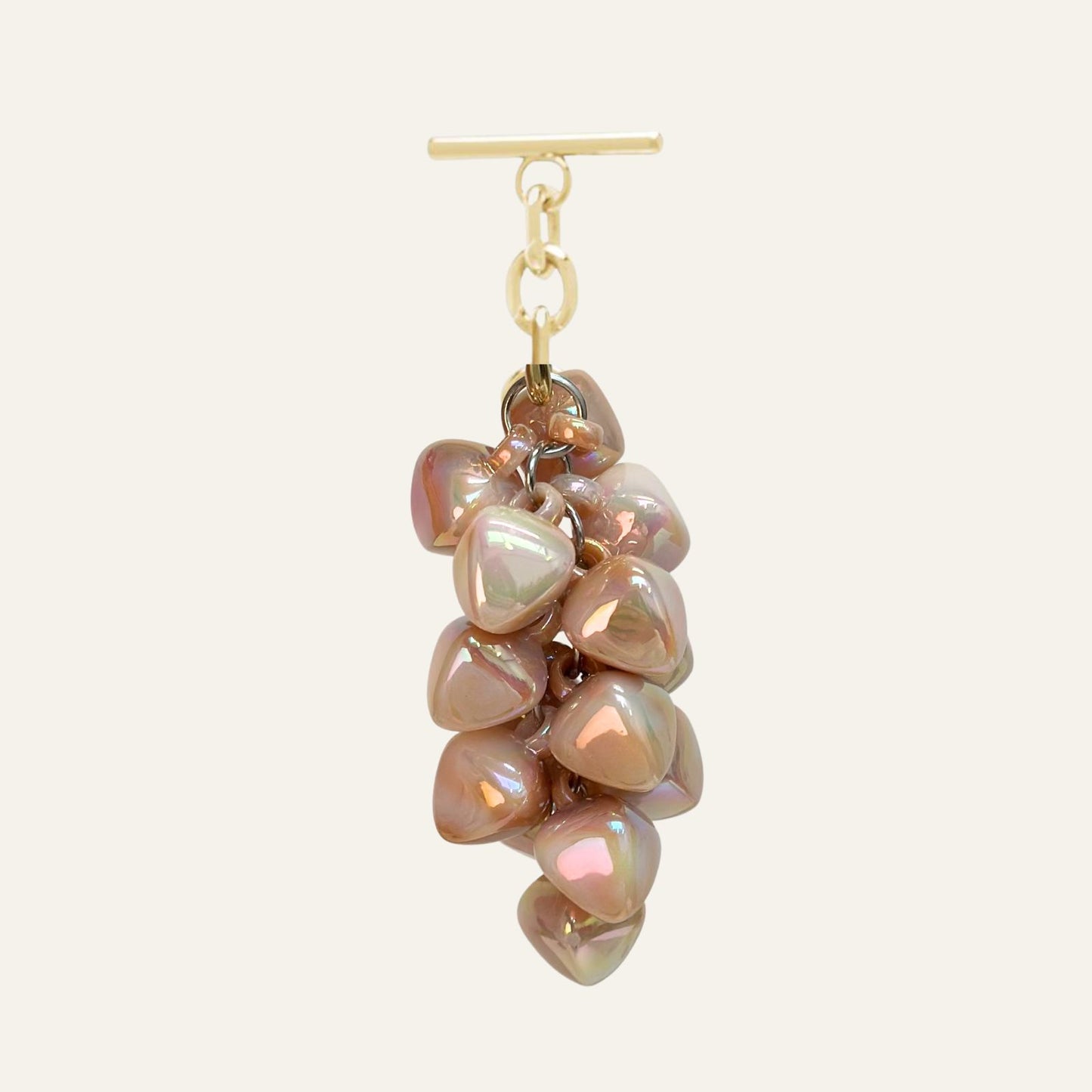 Sugarpearl Tassel | Peach with Gold hardware