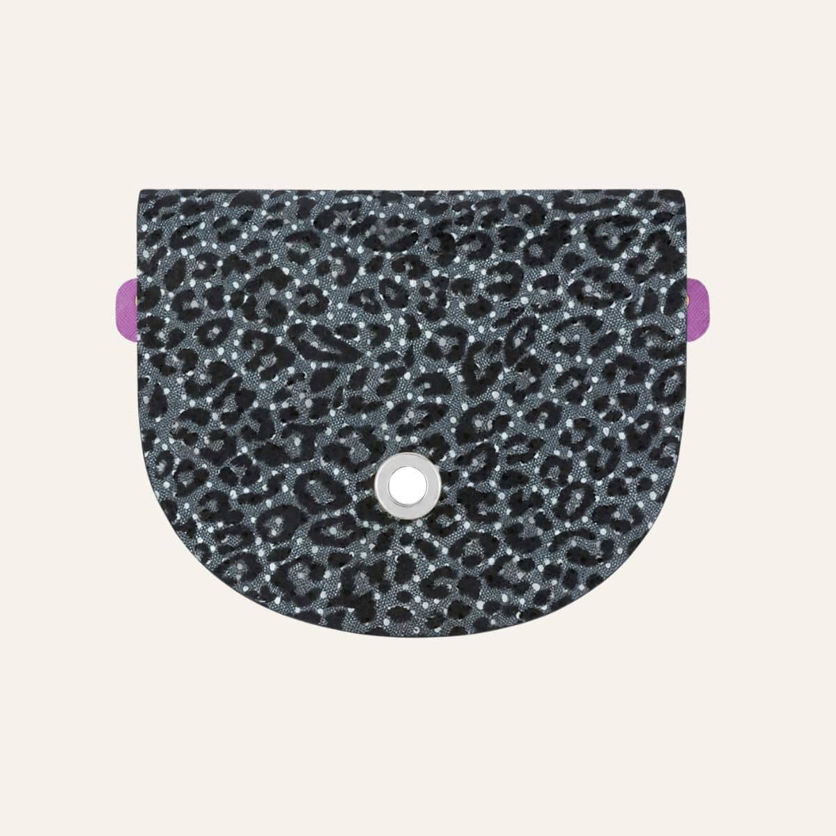 Flap Universal | Blue Leopard with Silver hardware