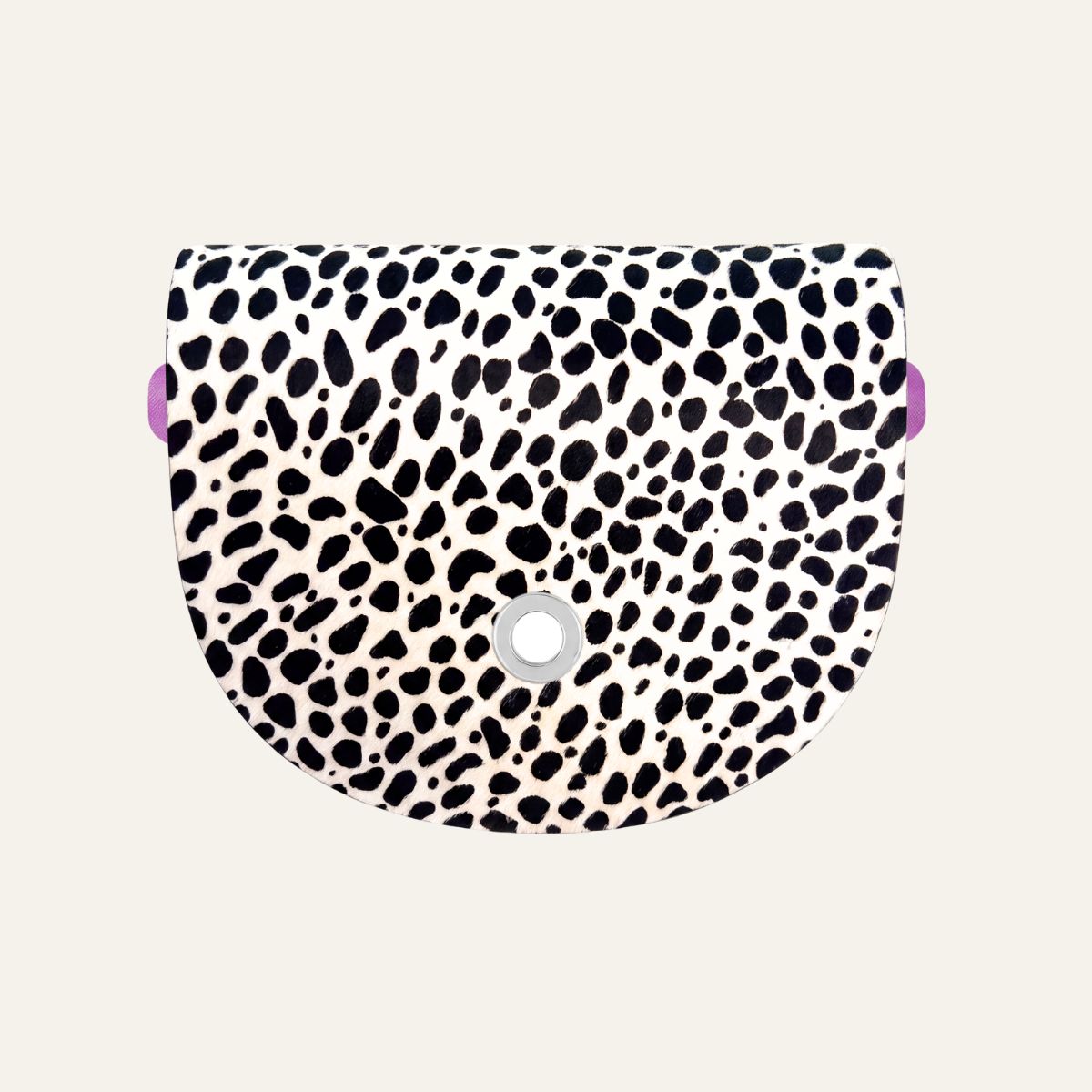 Flap Universal | Dalmatian with Silver hardware