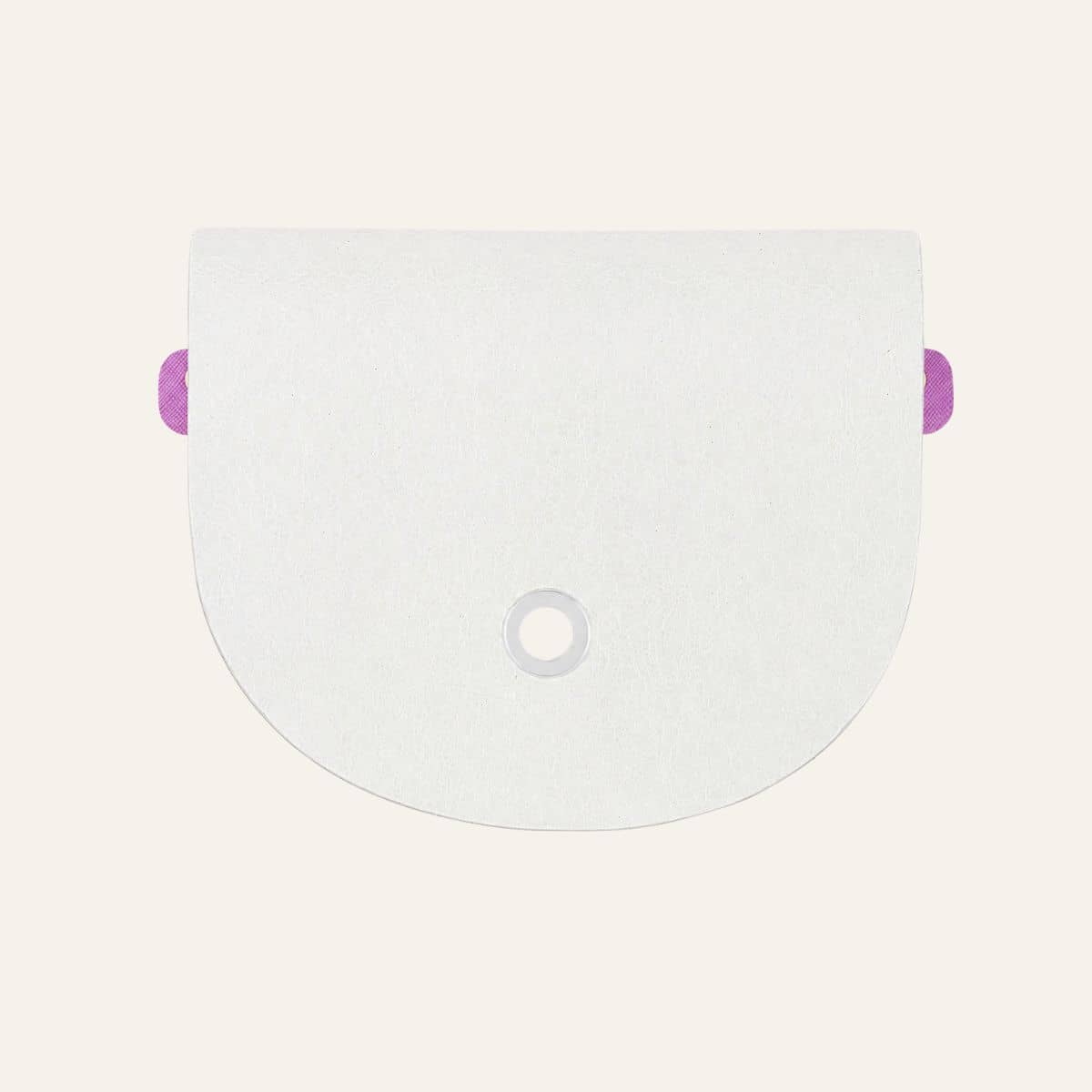 Flap Universal | Ivory with Silver hardware