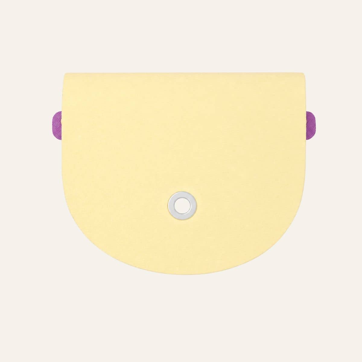Flap Universal | Lemon Cream with Silver hardware