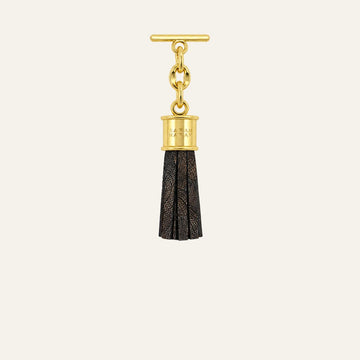 Capsule Tassel Mini | Orbit with Gold hardware