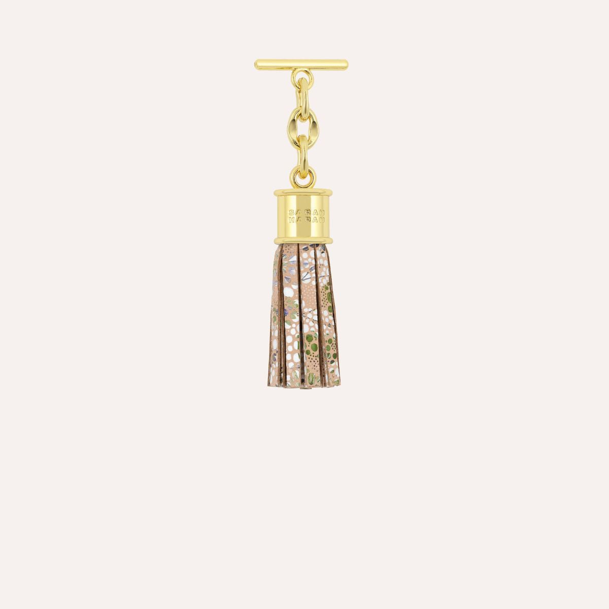 Capsule Tassel Mini | Petal Bloom with Gold hardware