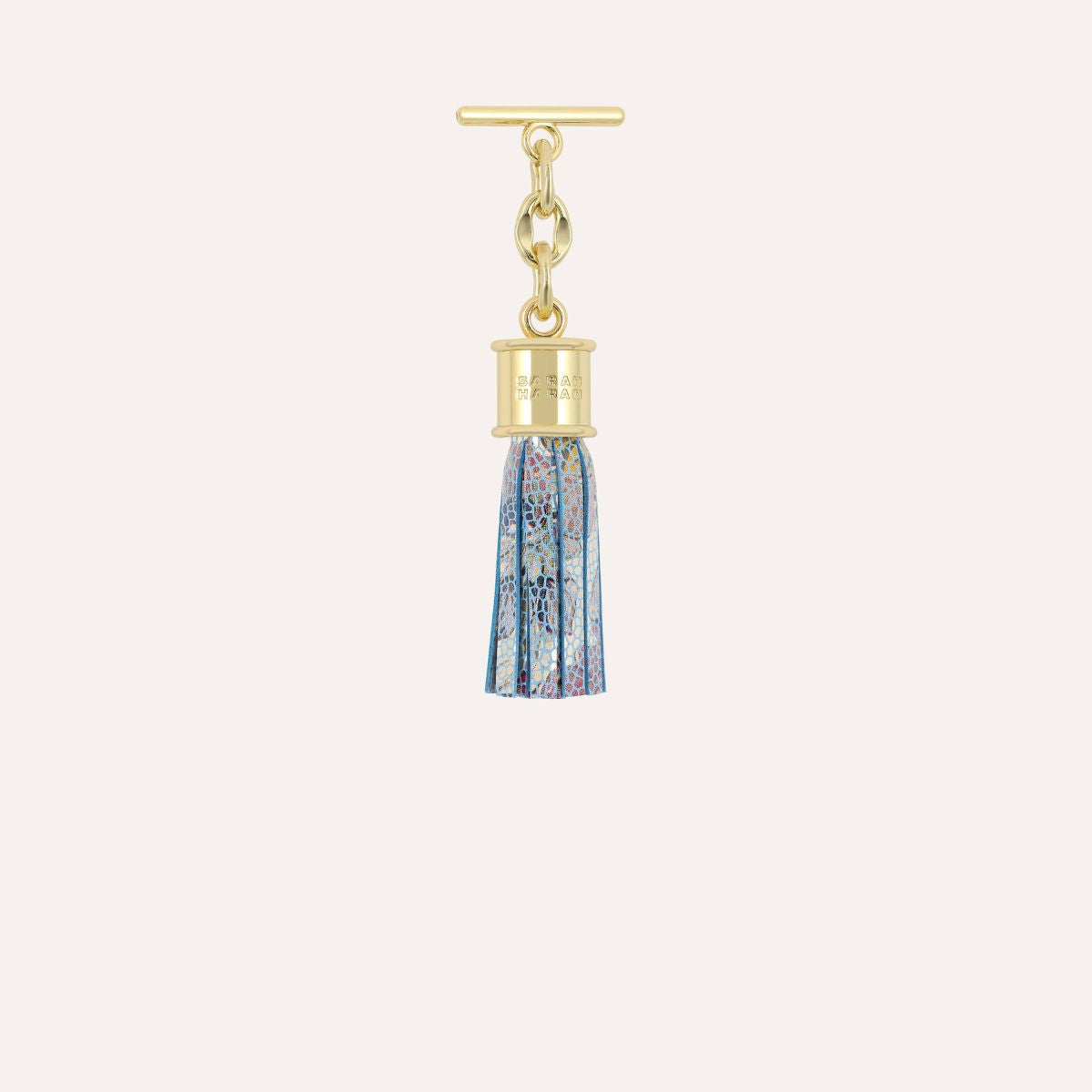 Capsule Tassel Mini | Petal Mosaic with Gold hardware