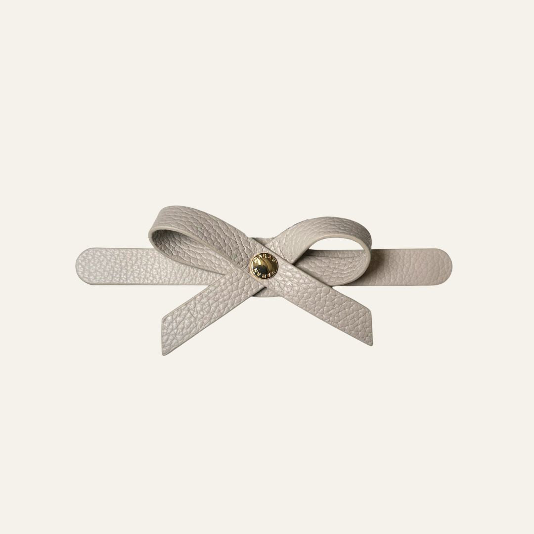 Petite Bow Mini | Porcelain with Gold hardware