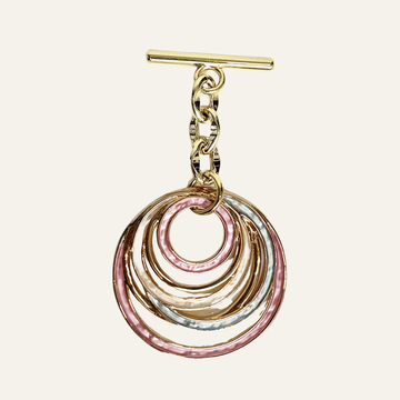 Swirl Tassel | Pastel Mix with Gold hardware