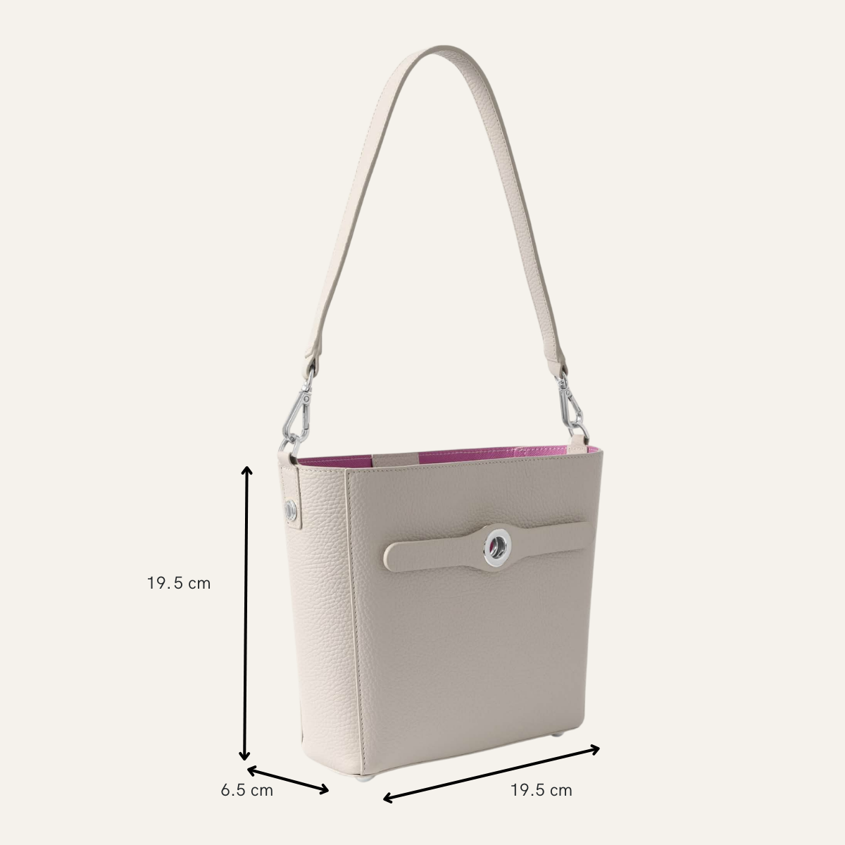 Mini S | Teal with Silver hardware