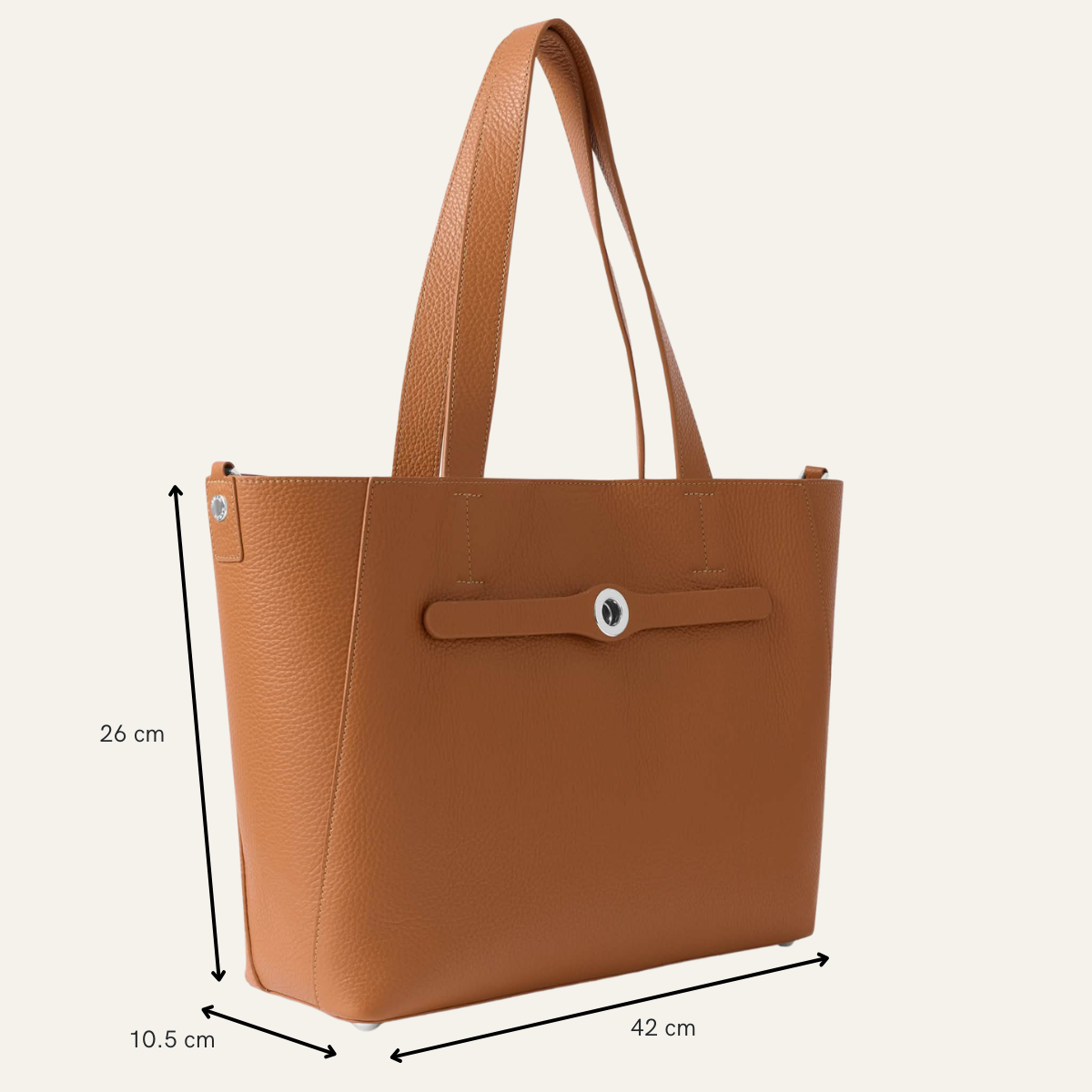 Sarah Tote | Blue Denim Retro Blue with Silver hardware